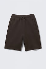 Marron foncé - Short en néoprène Loose Fit - 0