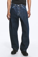 Blue Rinse - Dunkelblau - Low Waist Loose Skewed Jeans - 1