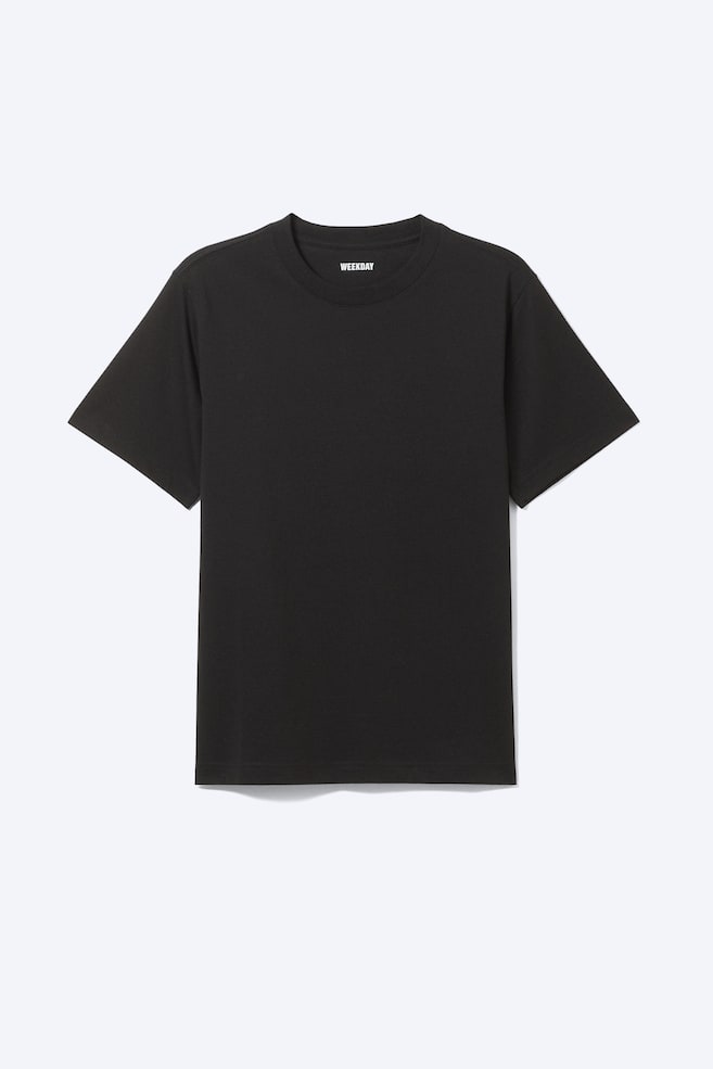 T-SHIRT CLASSIQUE CARRÉ - Noir/Blanc - 1