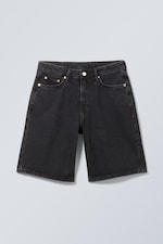 Tuned Black - Monterey Low Rise Denim Shorts - 4