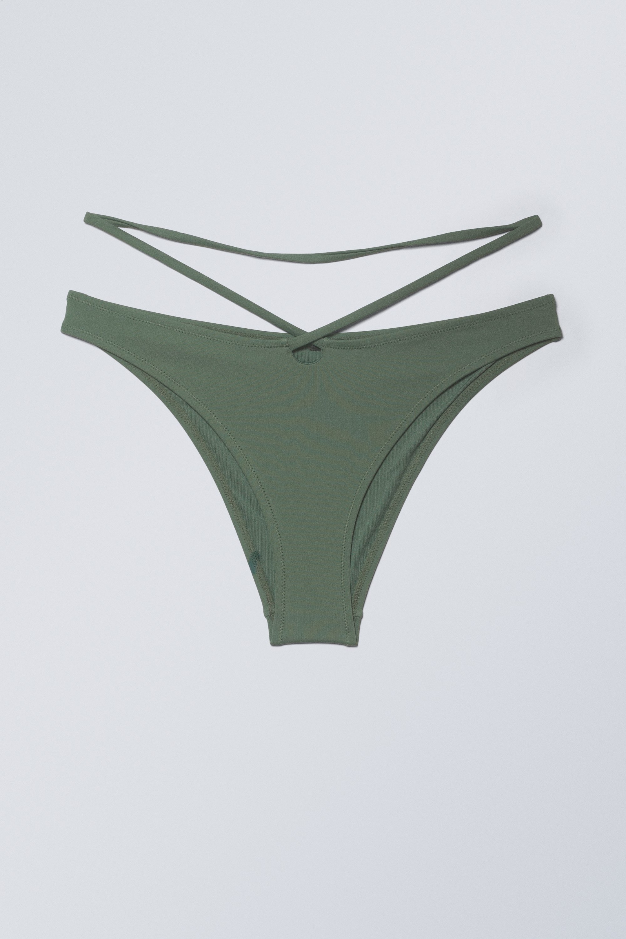 Salbeigrün - Brazilian-Bikinihose - 0