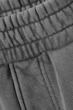 Washed Dark Grey - Loose Heavyweight Cotton Sweatpants - 5