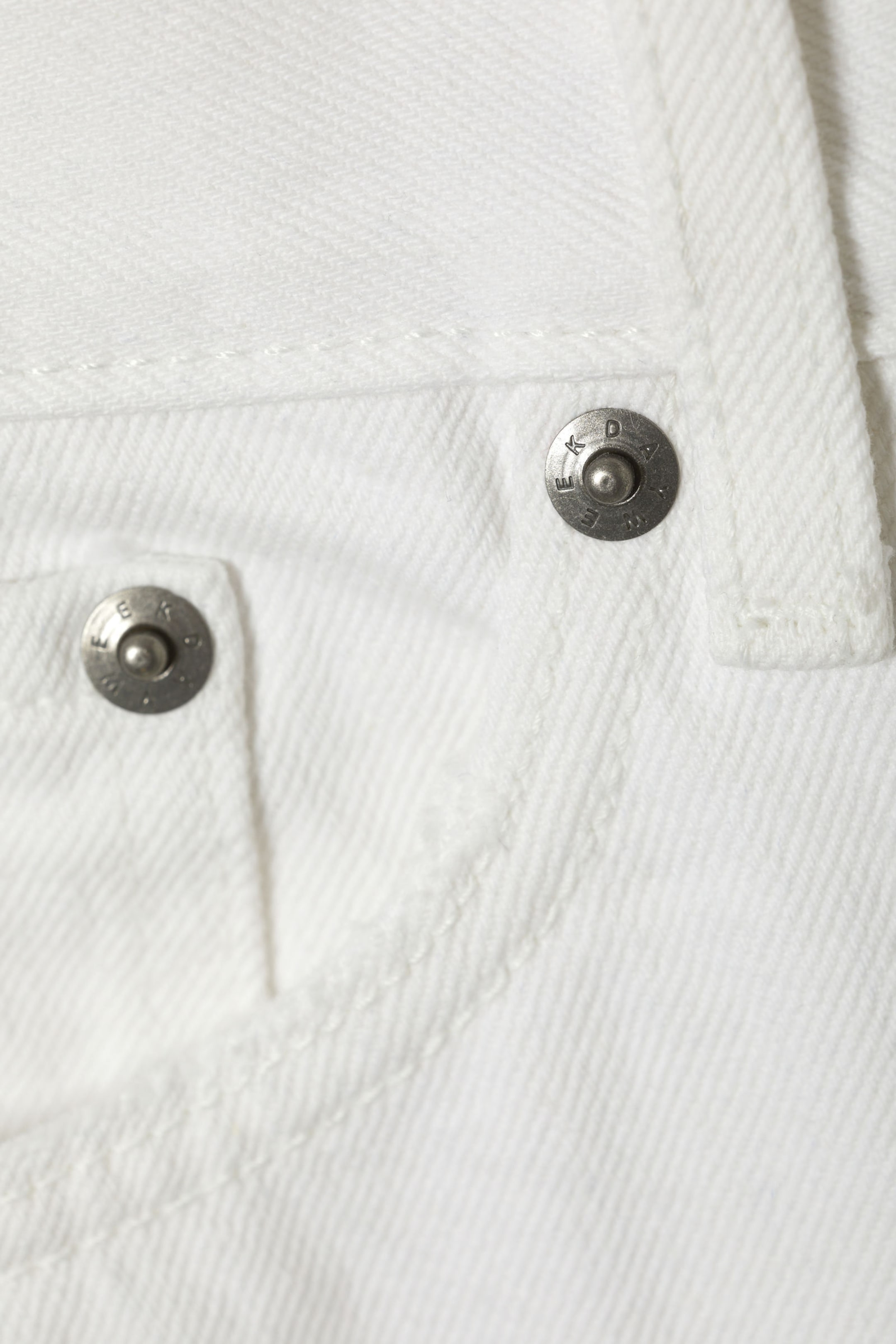 White - Galaxy Denim Shorts - 5