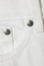 White - Galaxy Denim Shorts - 5