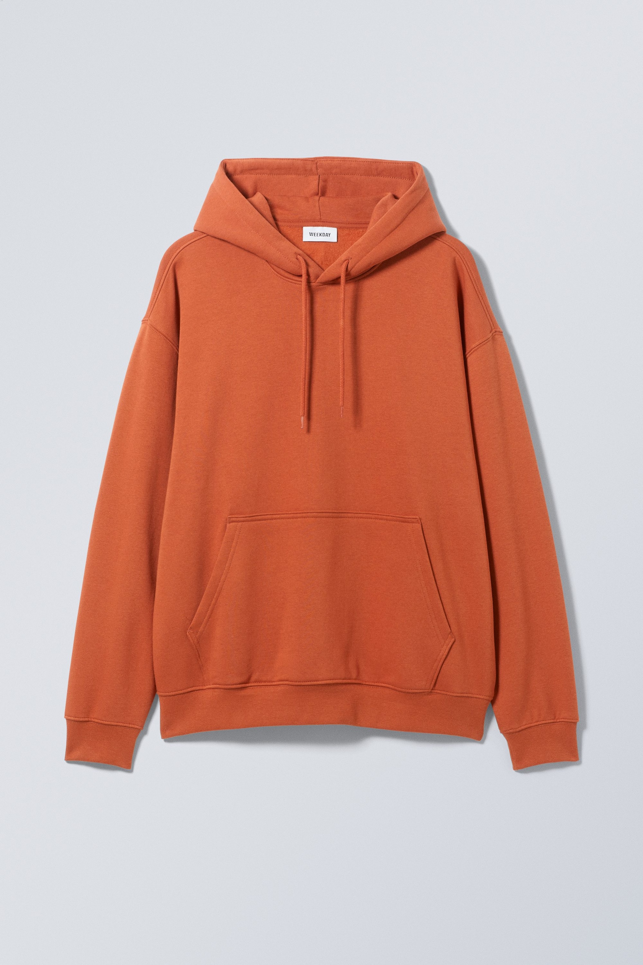 Orange - Oversized Midweight Hoodie - 0