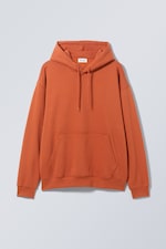 Orange - Oversized Midweight Hoodie - 0