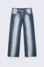 Blue Spray - Anti Low Waist Regular Straight Jeans - 4