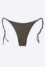 Dark Mole - Mid Rise Knot Bikini Bottoms - 4