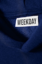 Bleu foncé - Sweat à capuche ample - 4