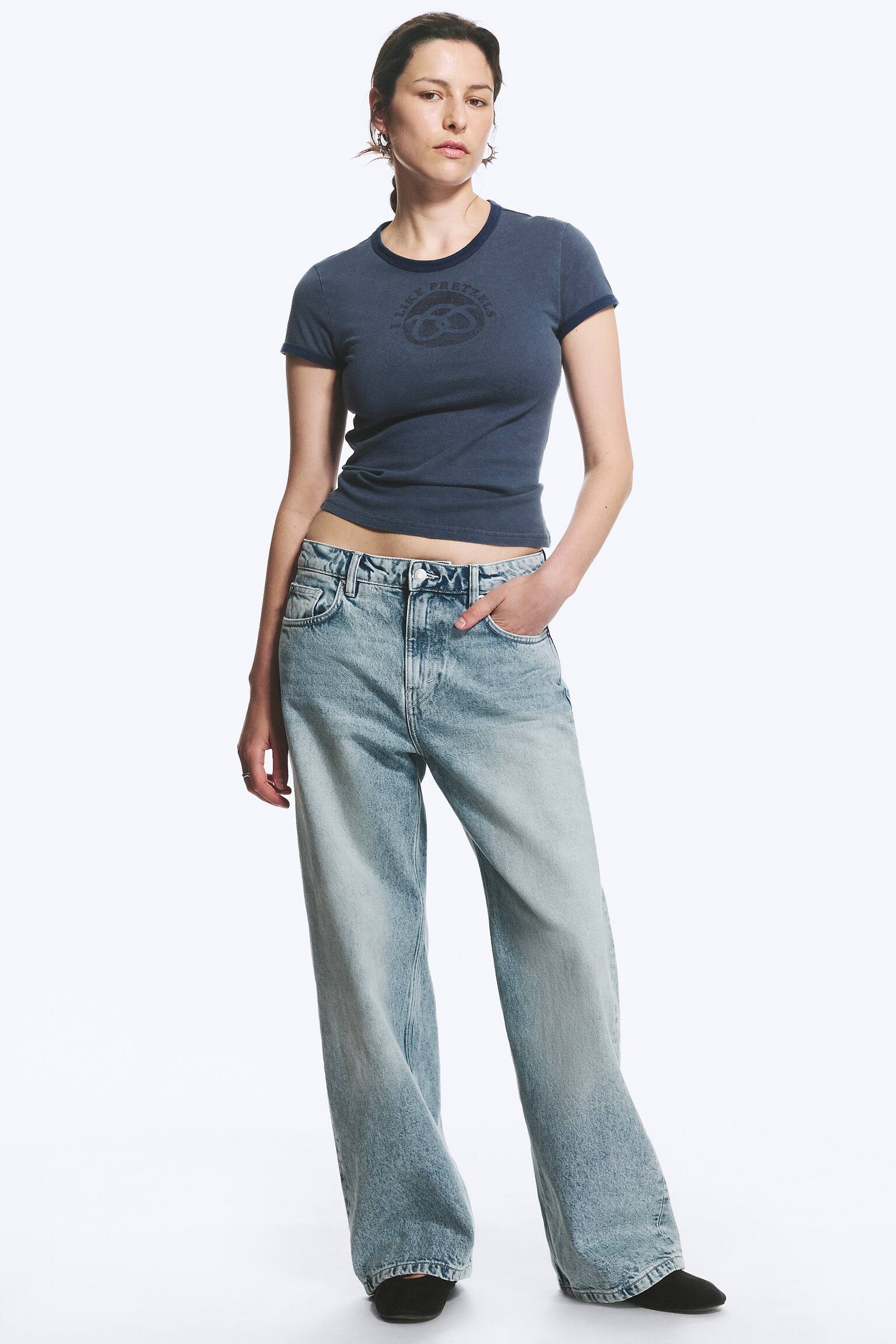 Jean droit ample taille basse Missy - Notus Blue - Bleu clair/Blue Rinse – Bleu foncé/Tuned Black – Noir/Grid Blue - Bleu clair/Blue Horses - Bleu moyen/Milano Blue - Bleu foncé - 1