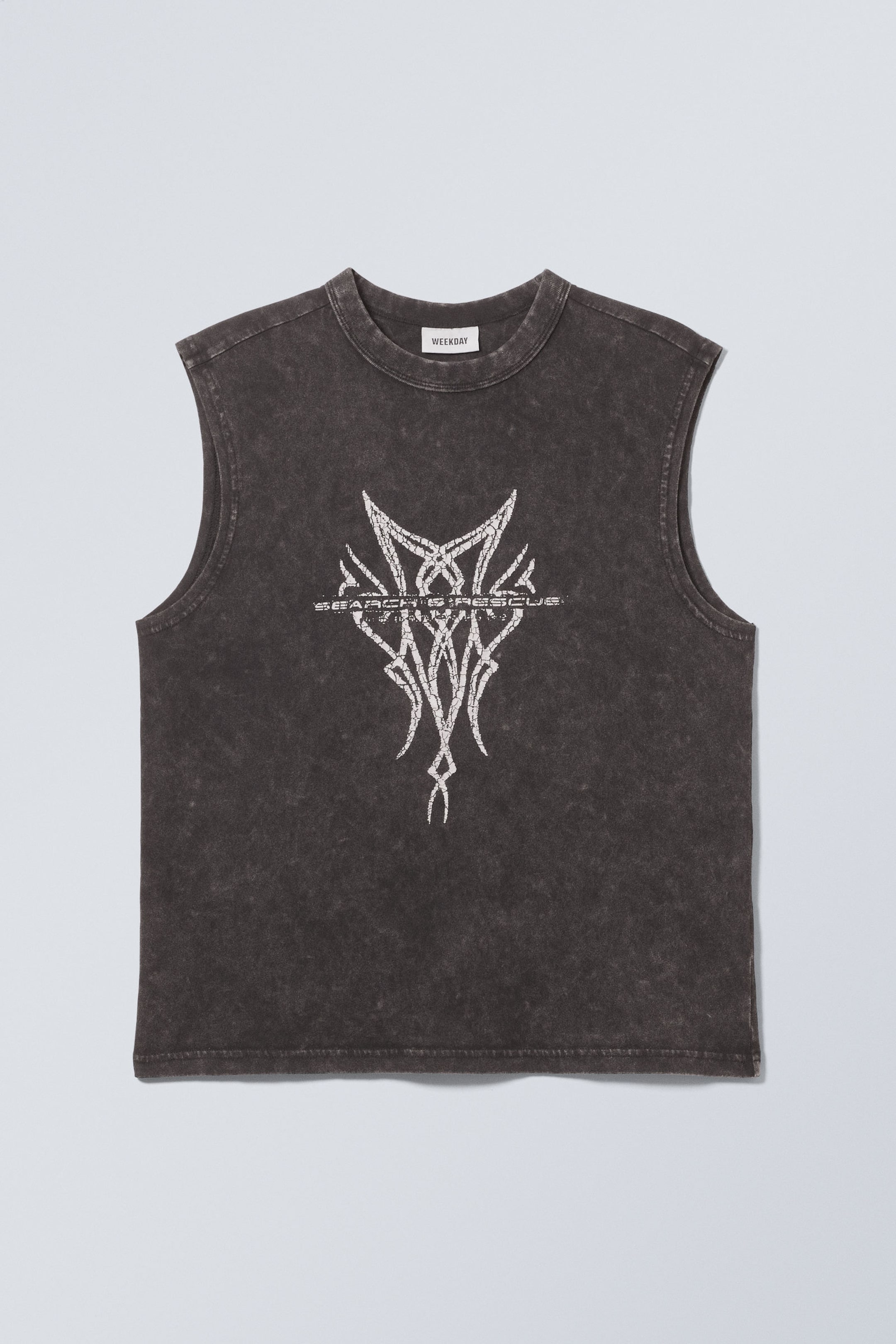 Search & Rescue - Boxy Graphic Tank Top - 0