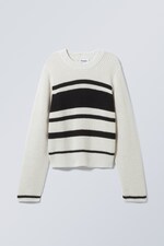 White Stripe - Lily Sweater - 0