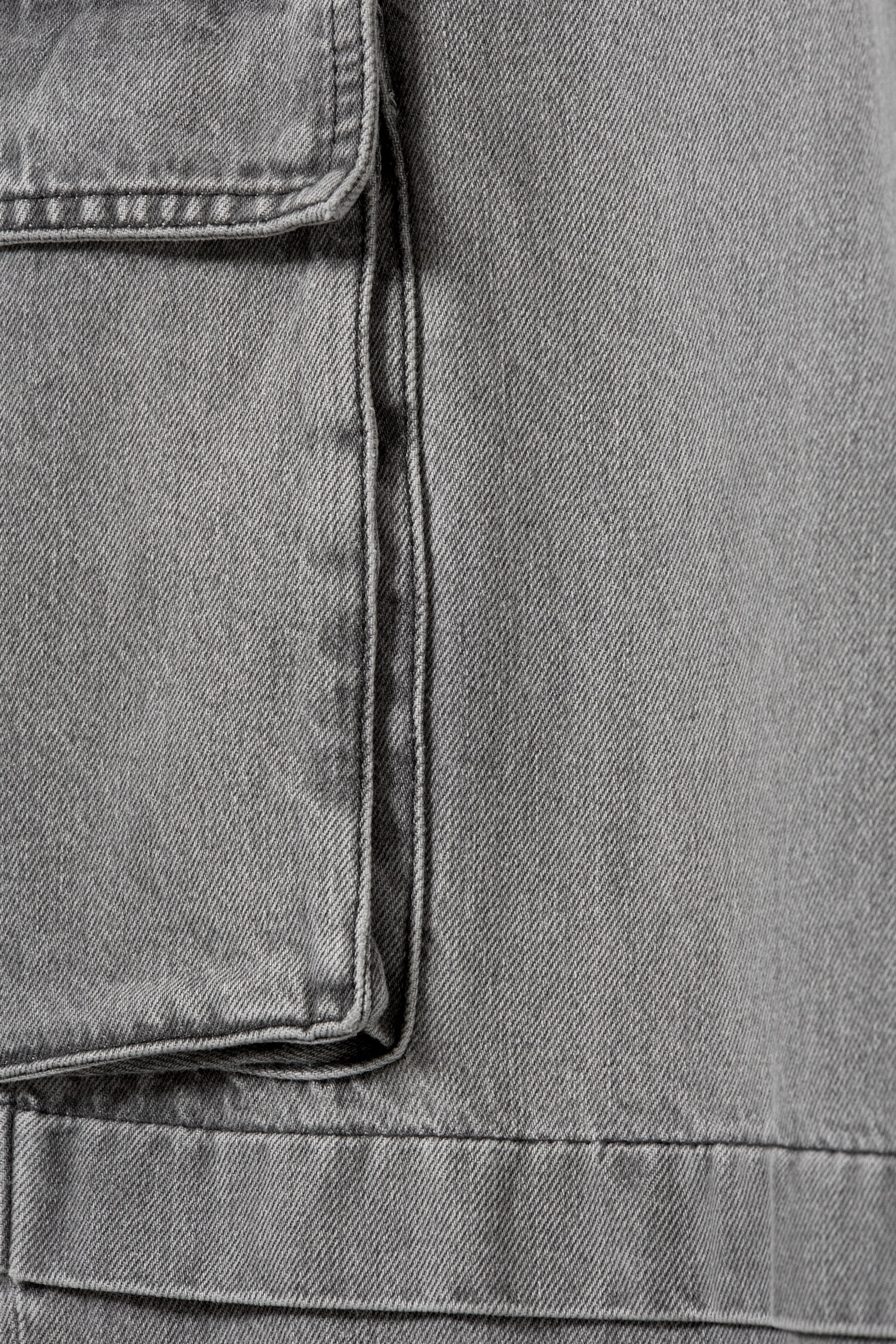 Eleven Grey - Pasadena Denim Baggy Cargo Jeans - 1