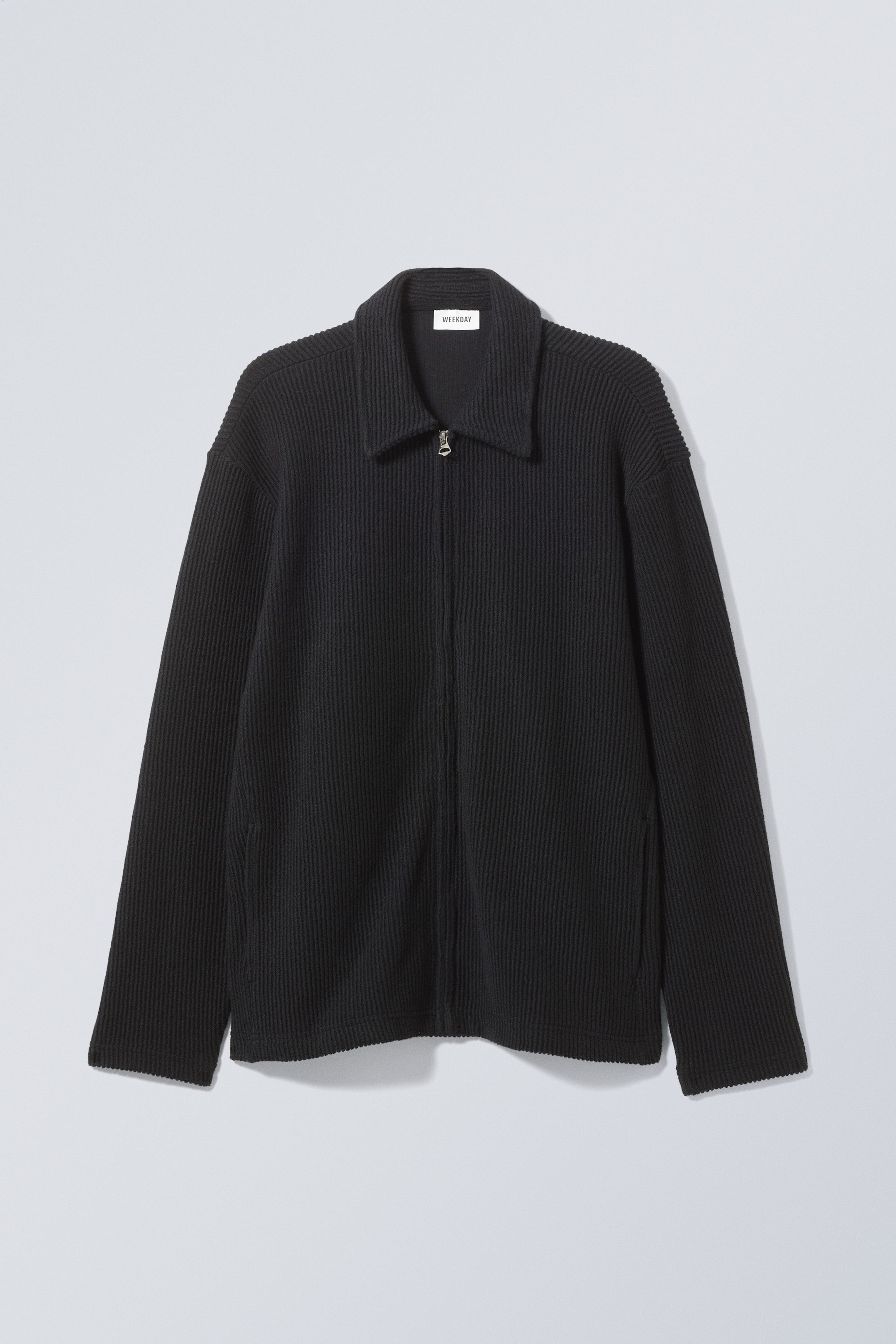 Black - Christoffer Zipped Cardigan - 0
