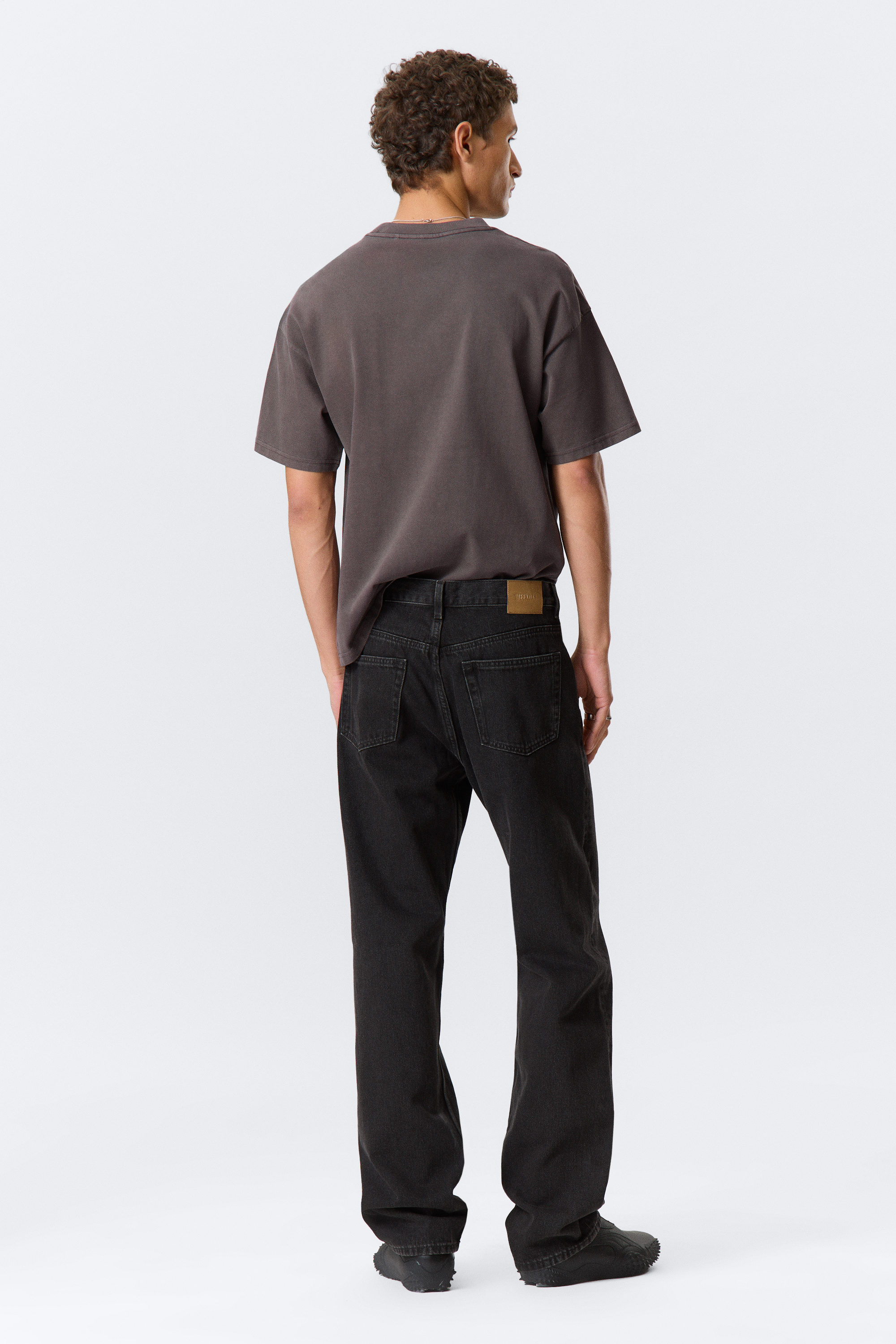 Tuned Black - Schwarz - Space Relaxed Straight Leg Jeans - 4