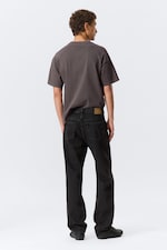 Tuned Black - Black - Space Mid Rise Relaxed Straight Leg Jeans - 4