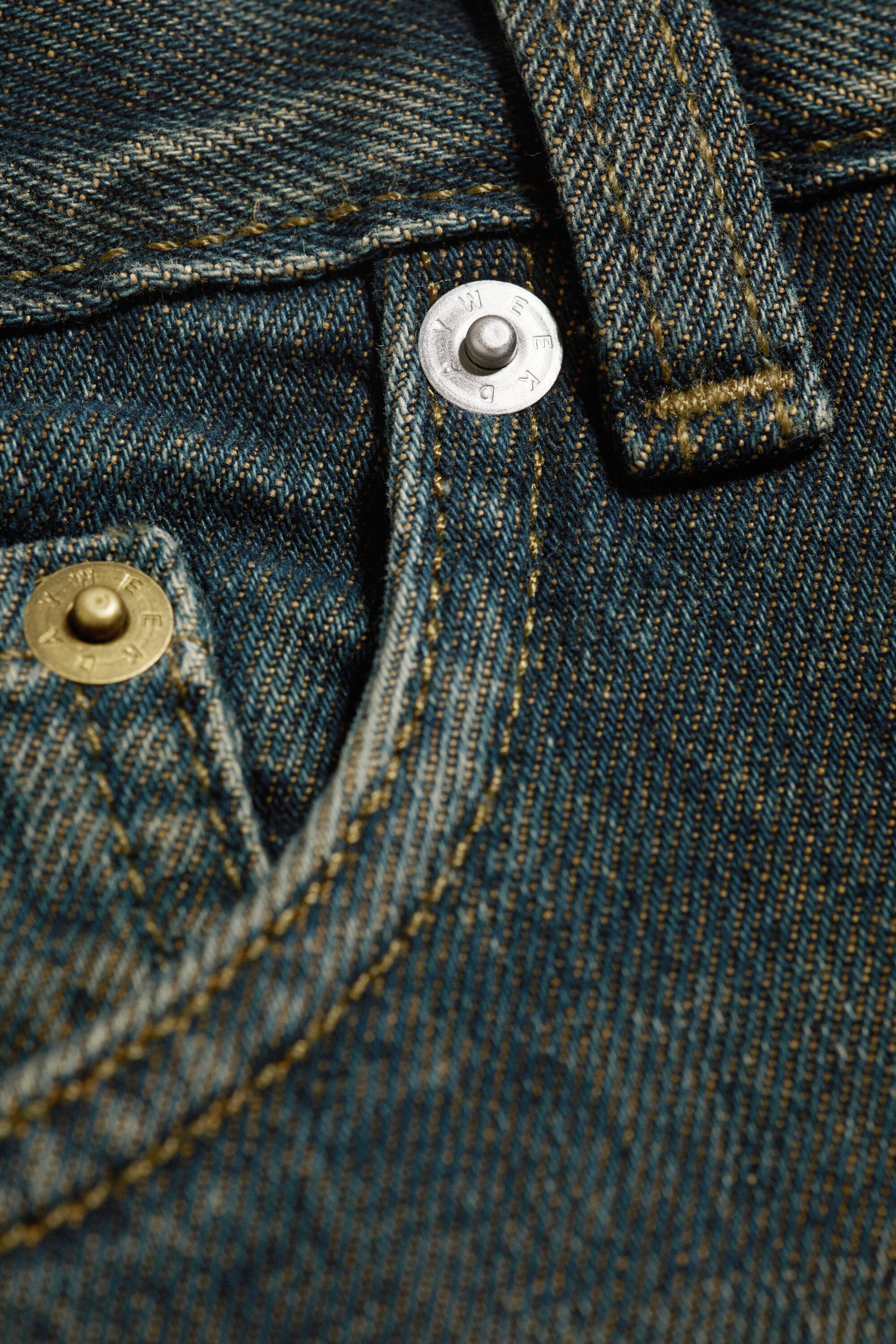 Lobster Blue – mørkeblå - Galaxy løs og rett jeans med mellomhøy midje - 6