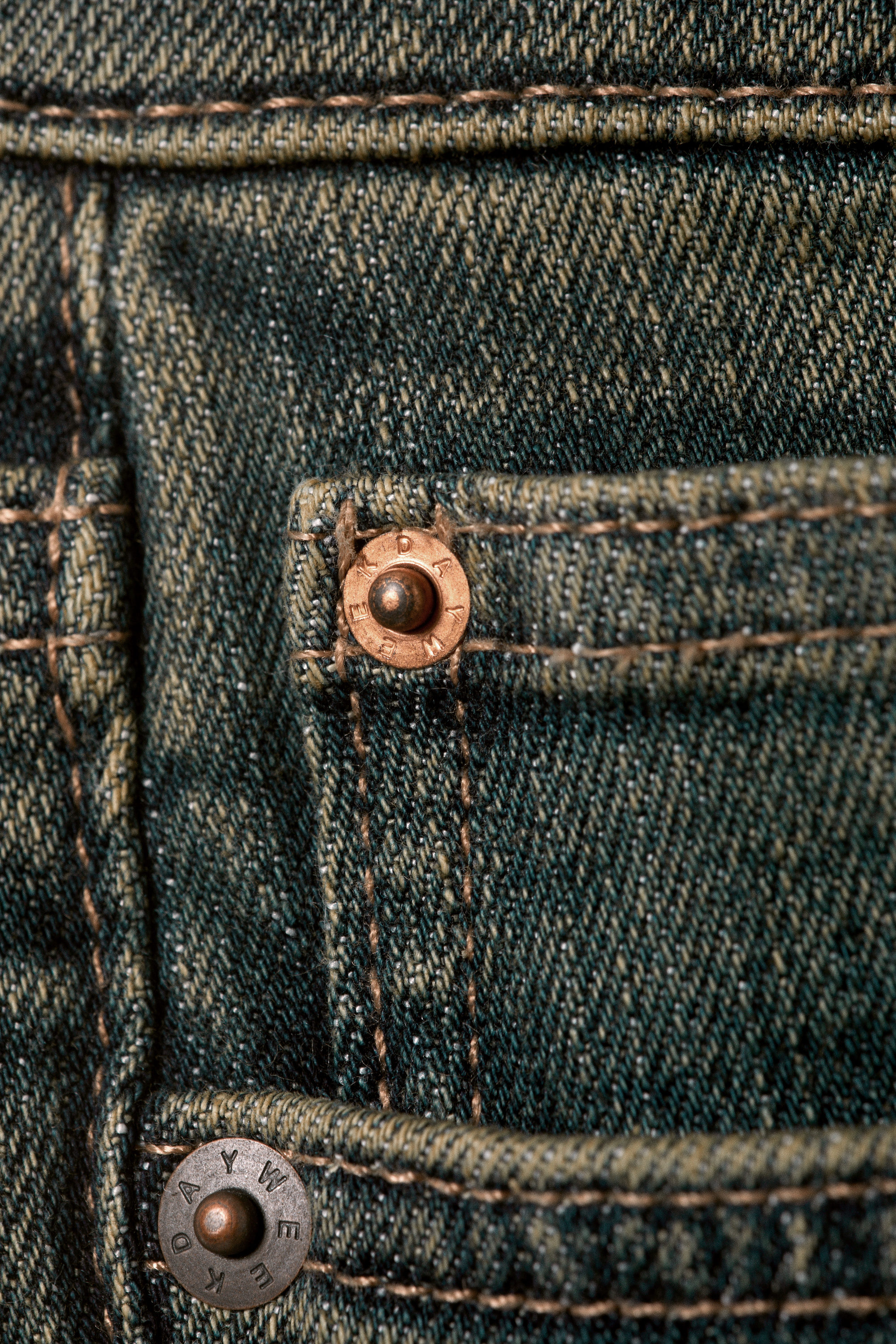 Desert Blue - Dark Blue - Katsumi Low Rise Slim Flared Leg Jeans - 4