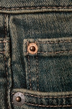 Desert Blue - Mörkblå - Katsumi low waist slim flared leg jeans - 6