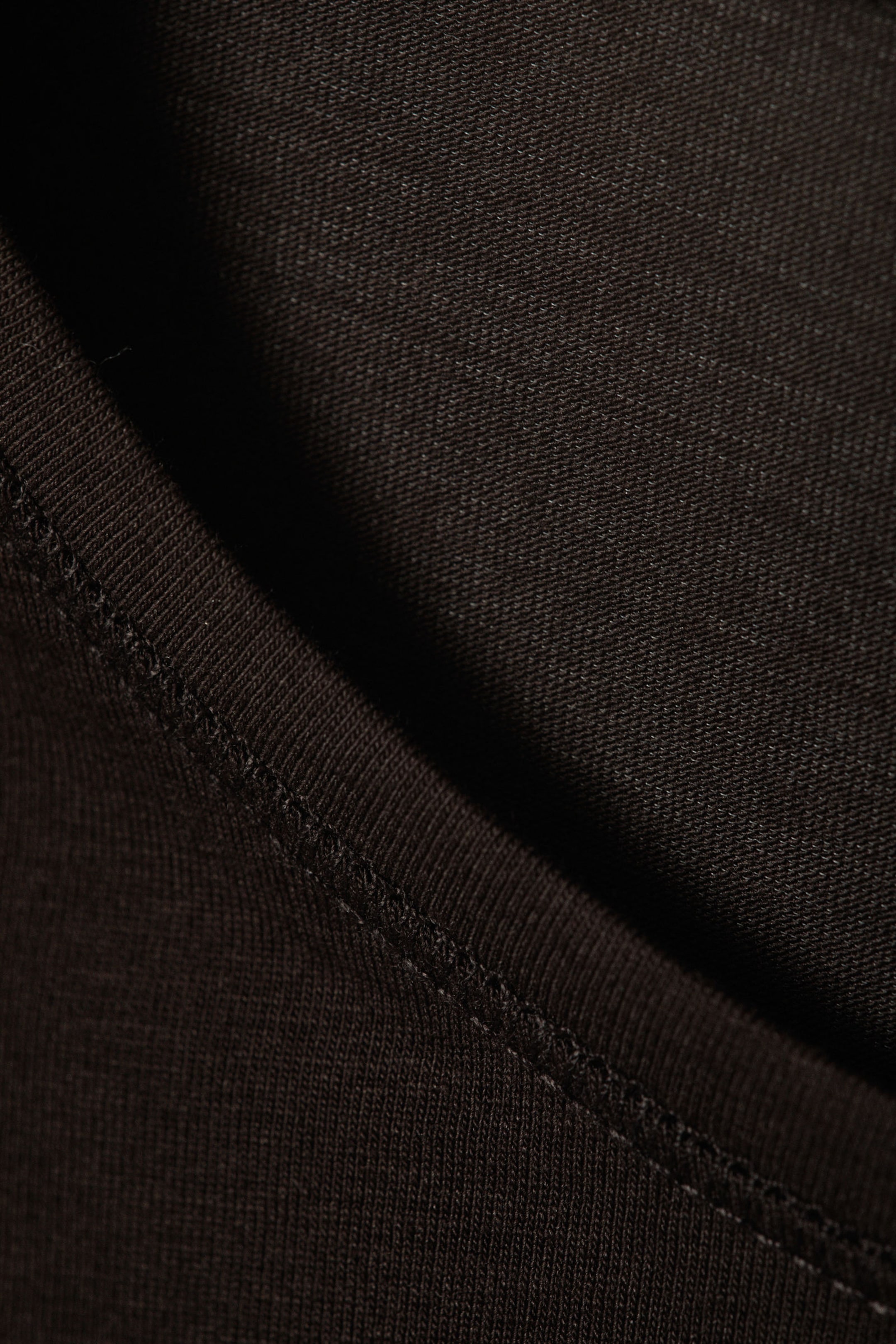 Dark Brown - Slim Fitted Long Sleeve - 4