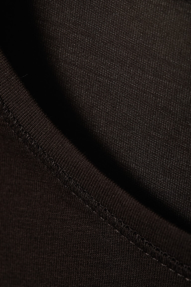 Dark Brown Slim Elegant Tee main image 0