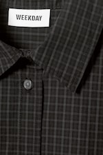 Dark Black - Regular Poplin Shirt - 1