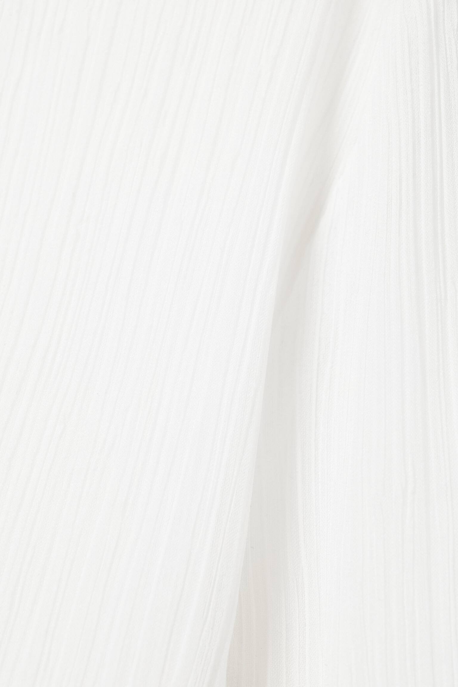 Camicetta con maniche a campana e scollo a barchetta - Bianco - 2