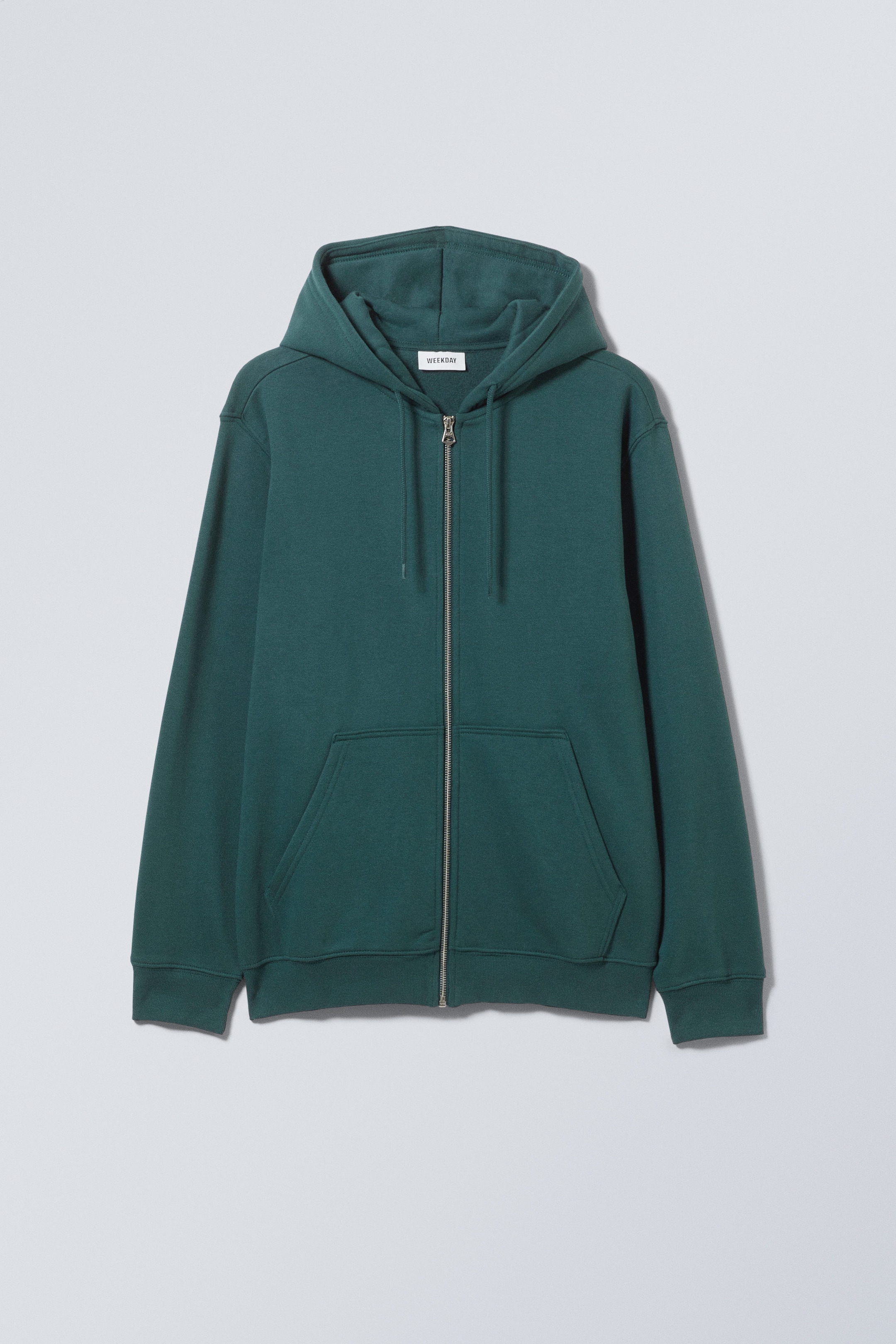 Bottle Green - Standard Midweight Zip Hoodie - 0