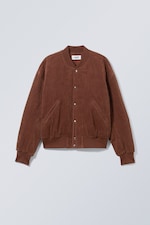 Dunkelbraun - Varsity-Kordjacke Jamie - 0