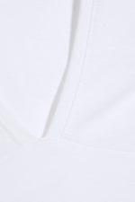 Weiß - Figurbetontes, ärmelloses Top mit V-Ausschnitt - 5