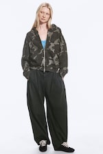 Grey Camo - Oversized printed hoodie - 3