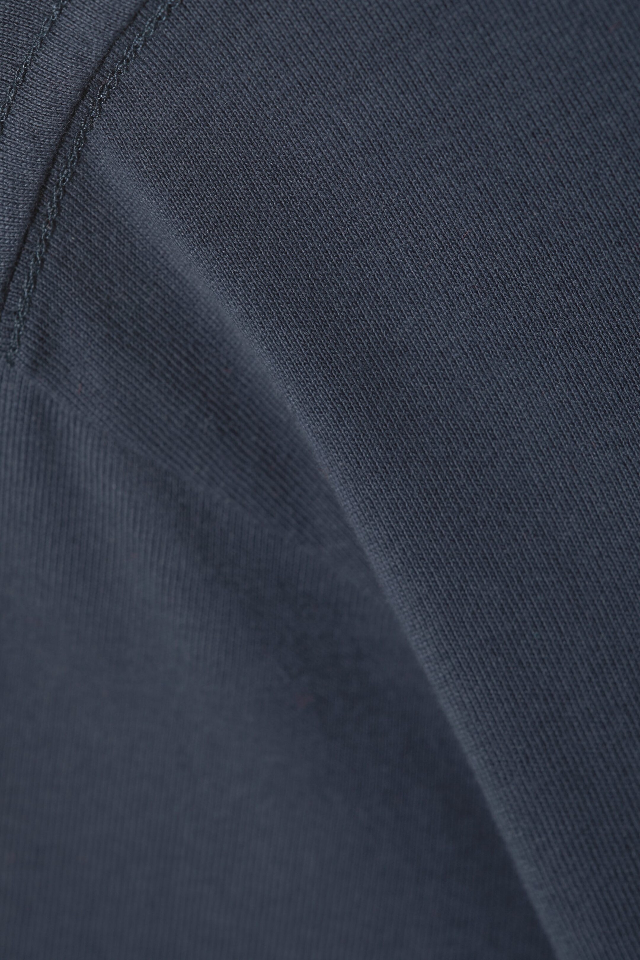 Dark Blue - Mittelschweres lockeres T-Shirt - 1