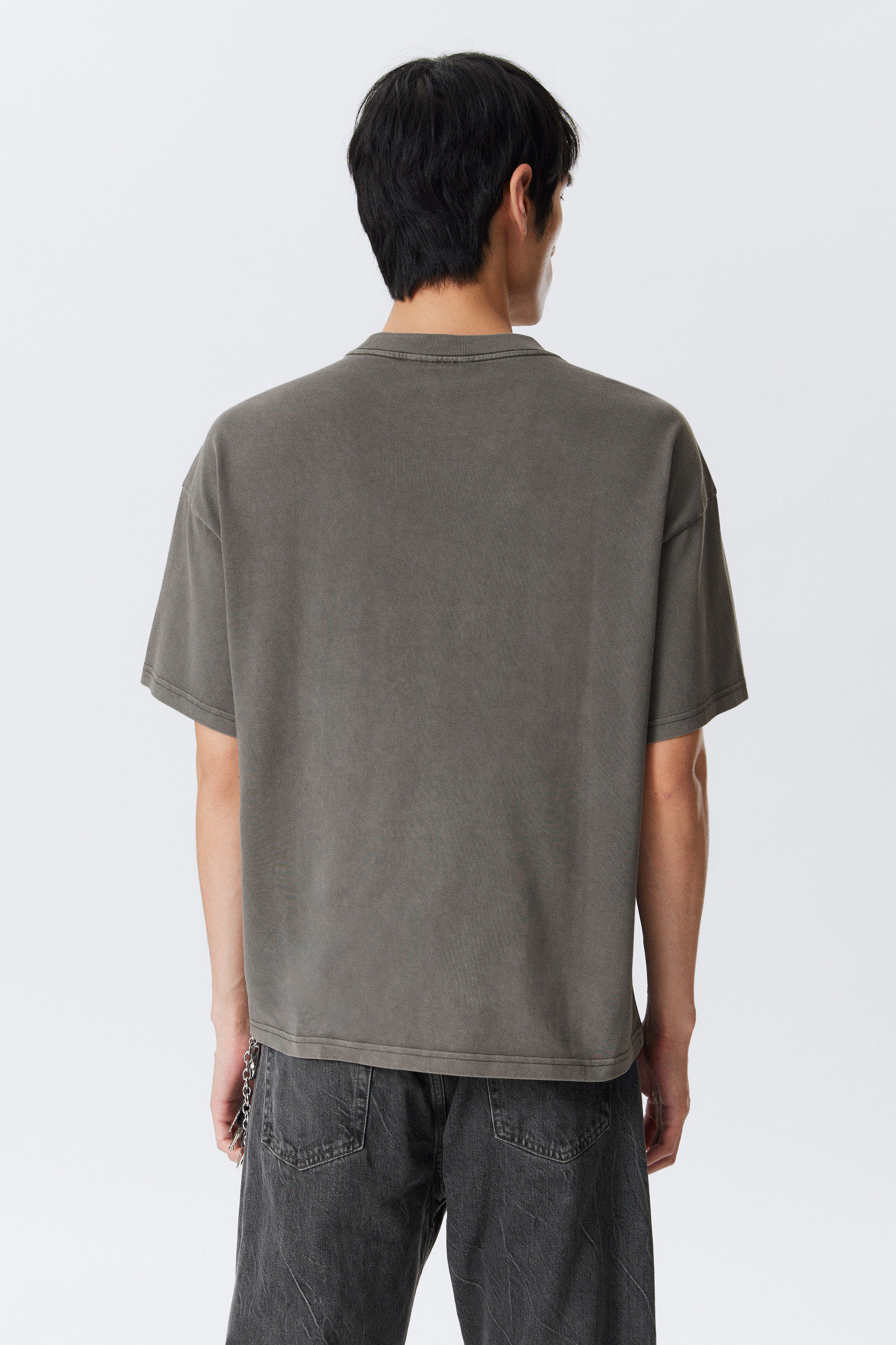 Washed Black - Mizzion - Great Boxy Printed Graphic Tee - 3