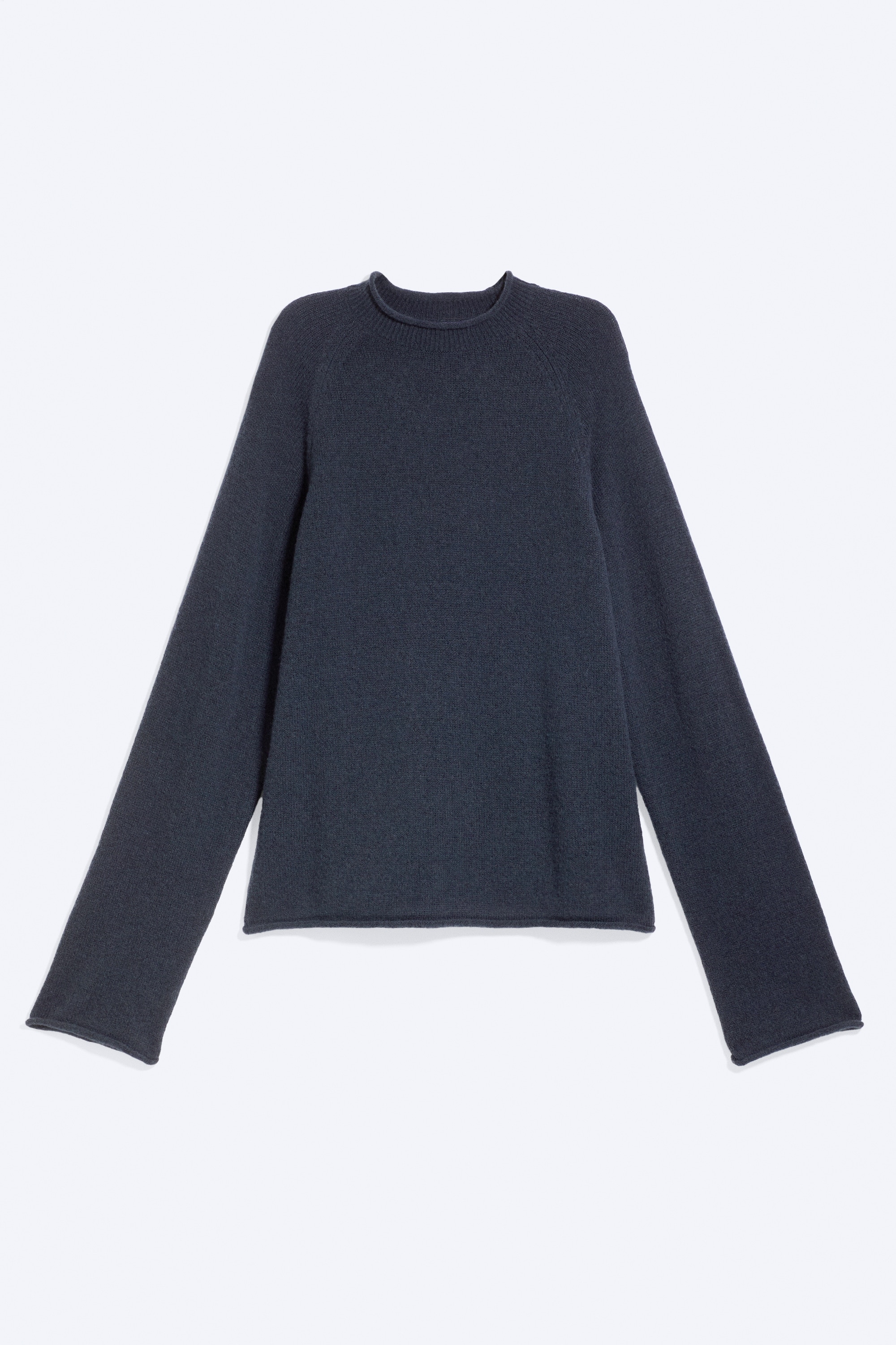 Losse trui van wolmix - Donkerblauw/Donkergrijs/Vaal lichtbeige