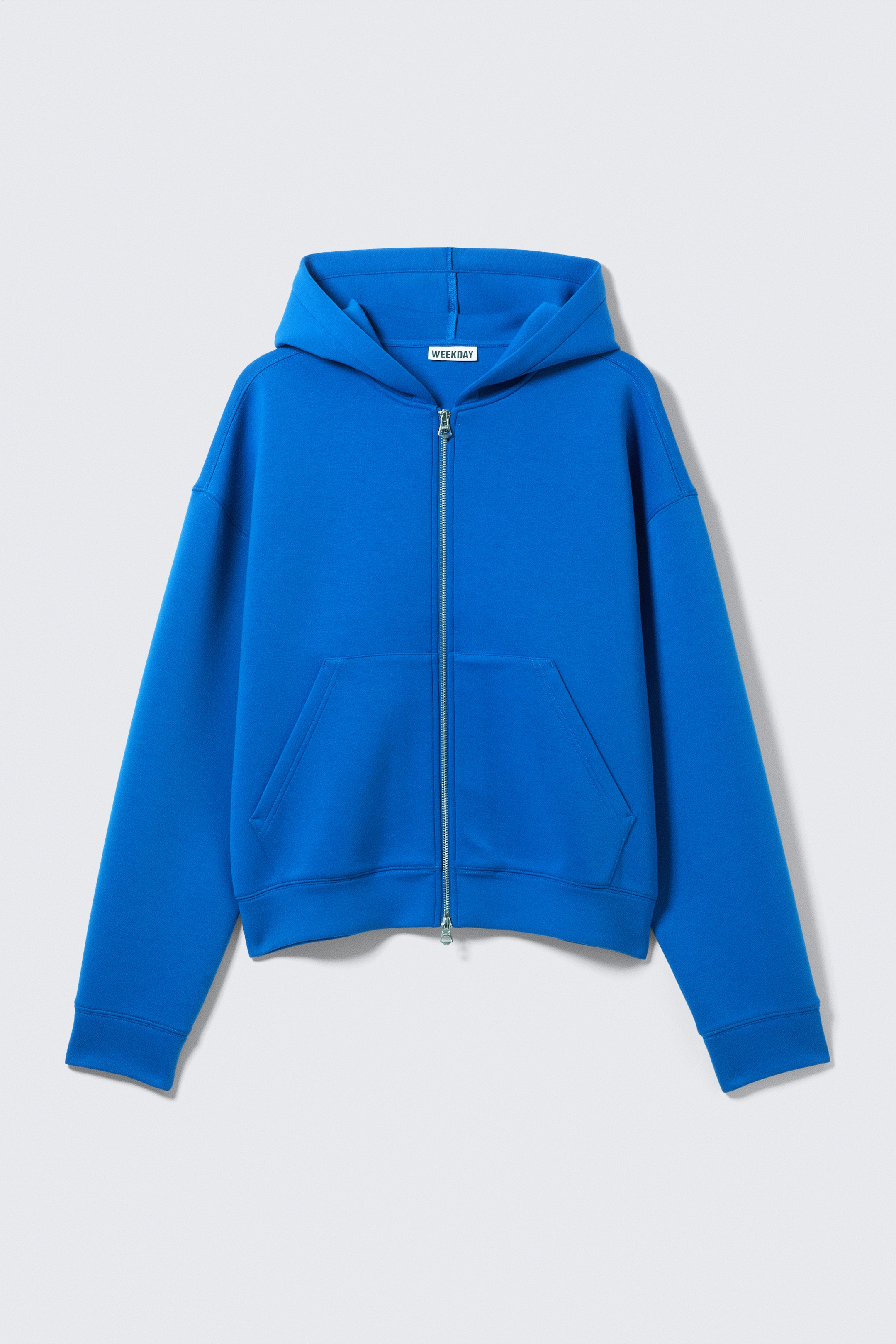 View larger image: Simon Scuba Zip Hoodie - Bright Blue - Men | H&M GB 4