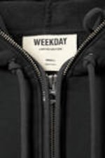 Black - Double-Layered Standard Zip Hoodie - 1