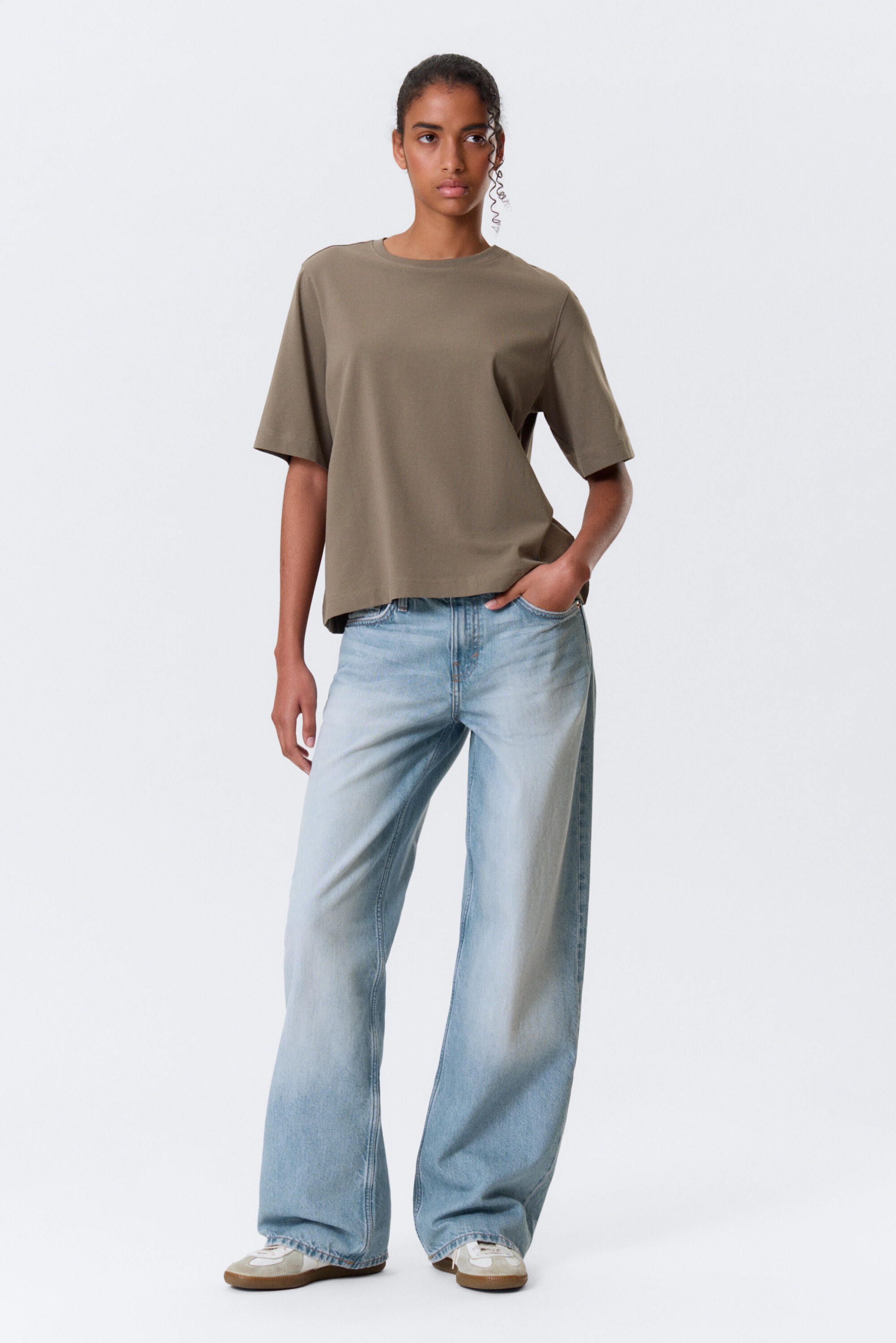 Gris - T-shirt carré Perfect - 2