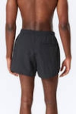 Schwarz - Strukturierte, mittellange Badeshorts - 3