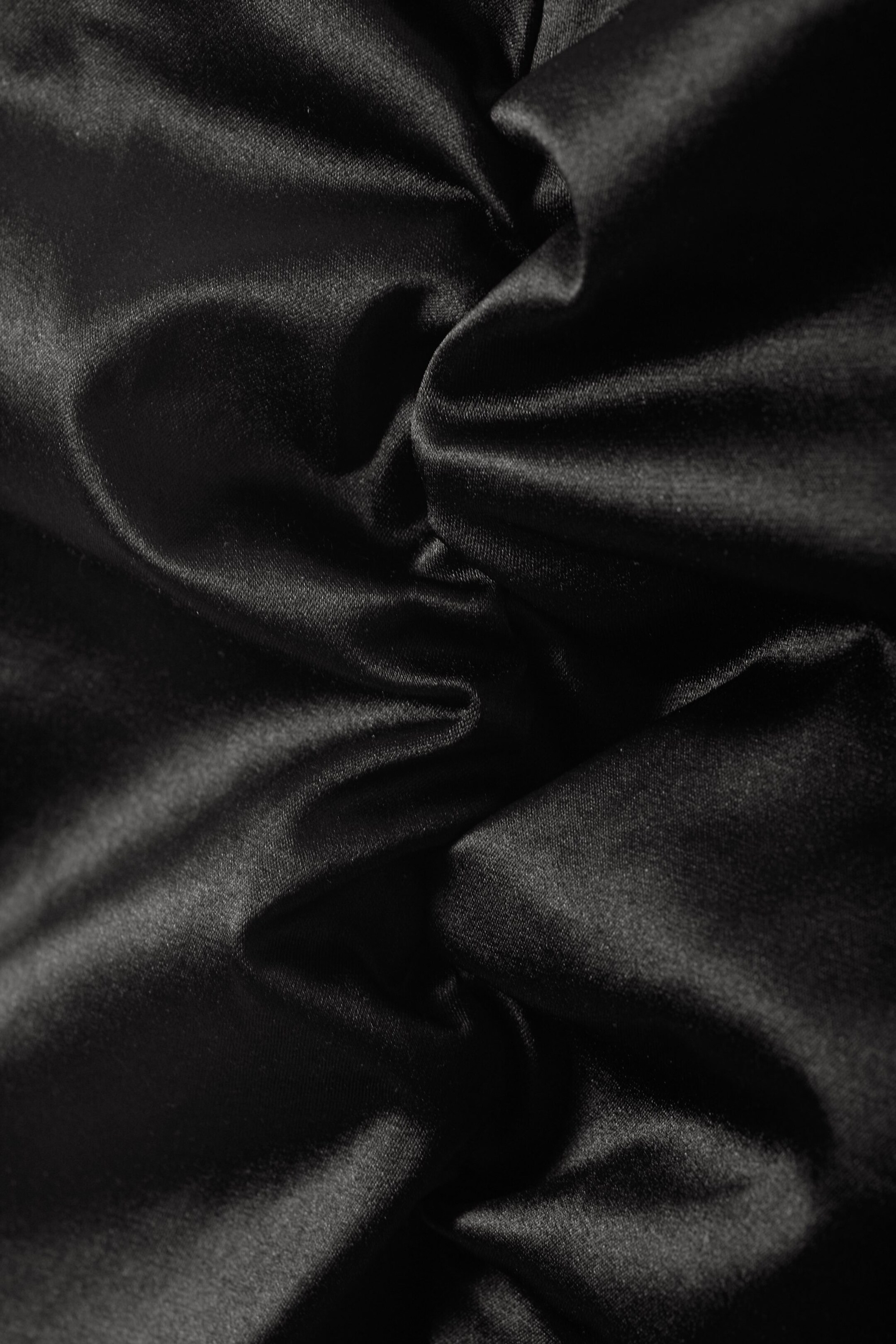 Schwarz - Satinhose Angel - 2