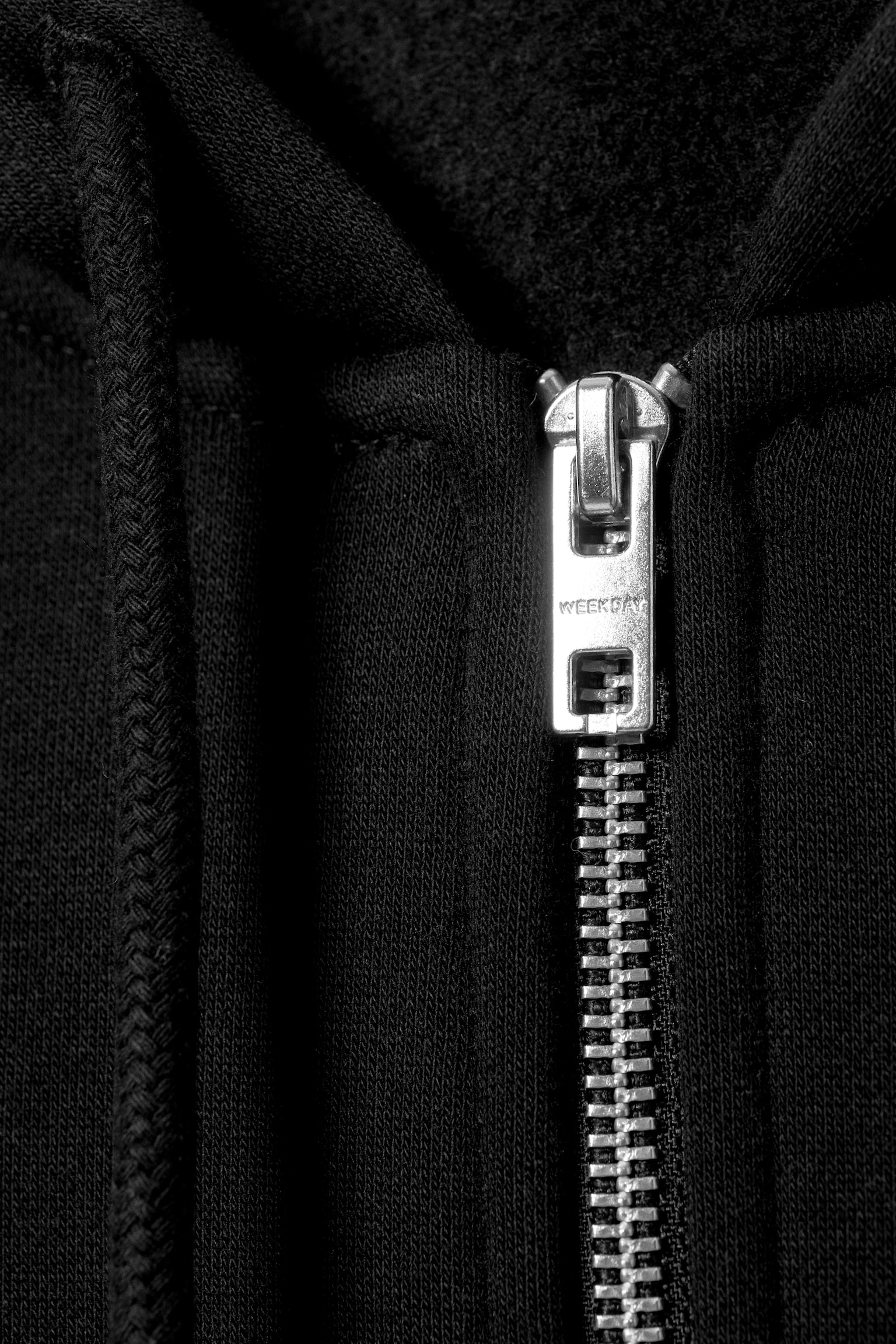 Classic Zip Hoodie - Black/Grey Melange/Navy Blue - 4
