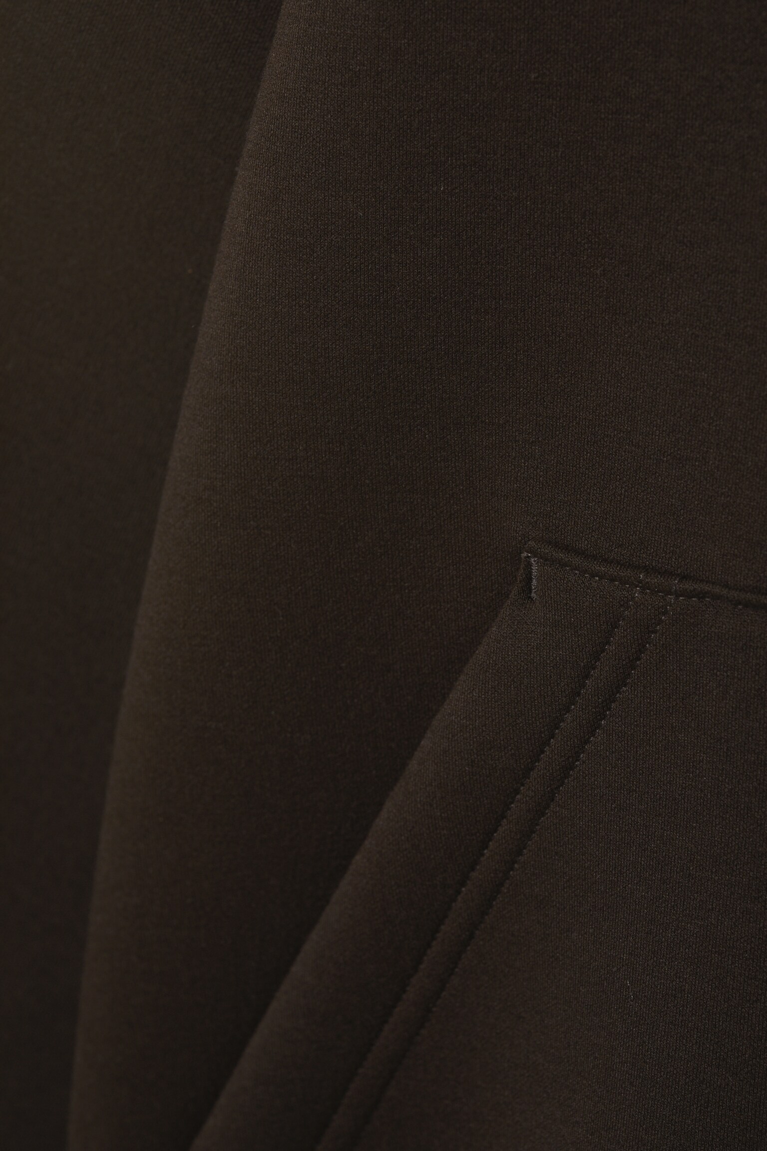 Oversized hoodie van scubastof met rits - Donkerbruin/Zwart/Donkergrijs/Grijs gemêleerd - 4
