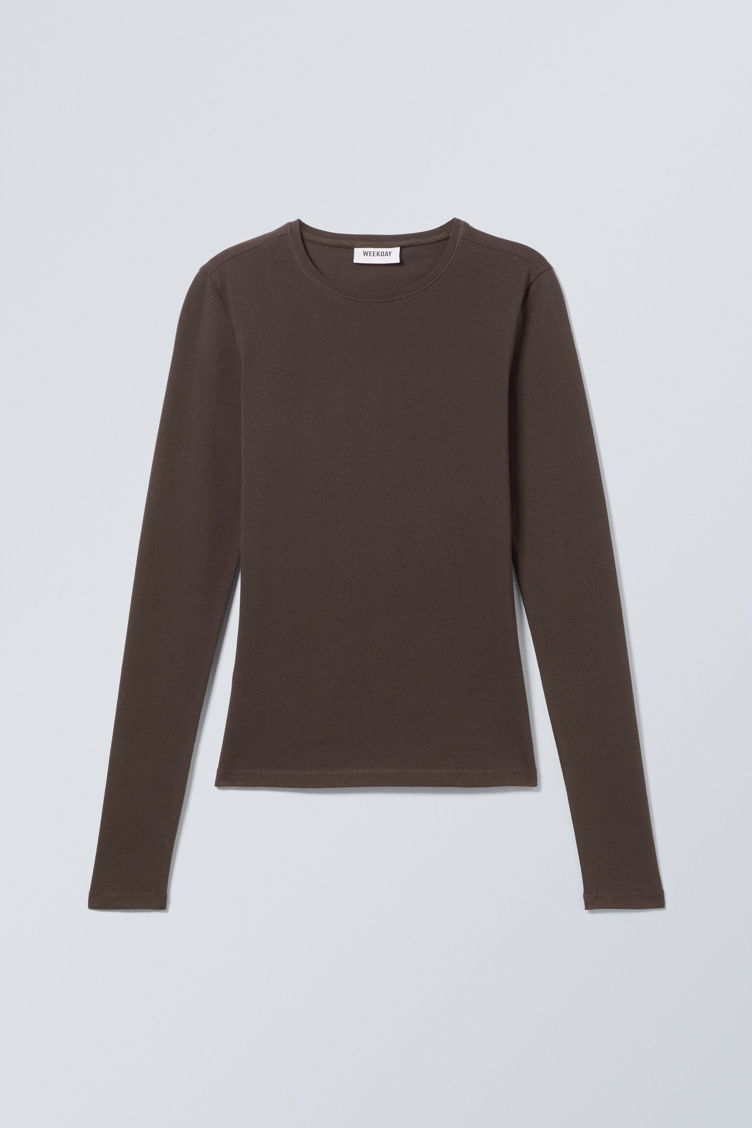 Slim Fitted Long Sleeve - Dark Brown/White/Black/Dark Brown/Dark Dusty Blue/Élénk narancssárga/Sötét khakizöld/Dark Mole/Dark Khaki Green/Dark Turquoise - 1