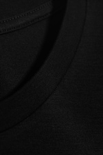 Schwarz - Longsleeve-Top aus Viskose - 4