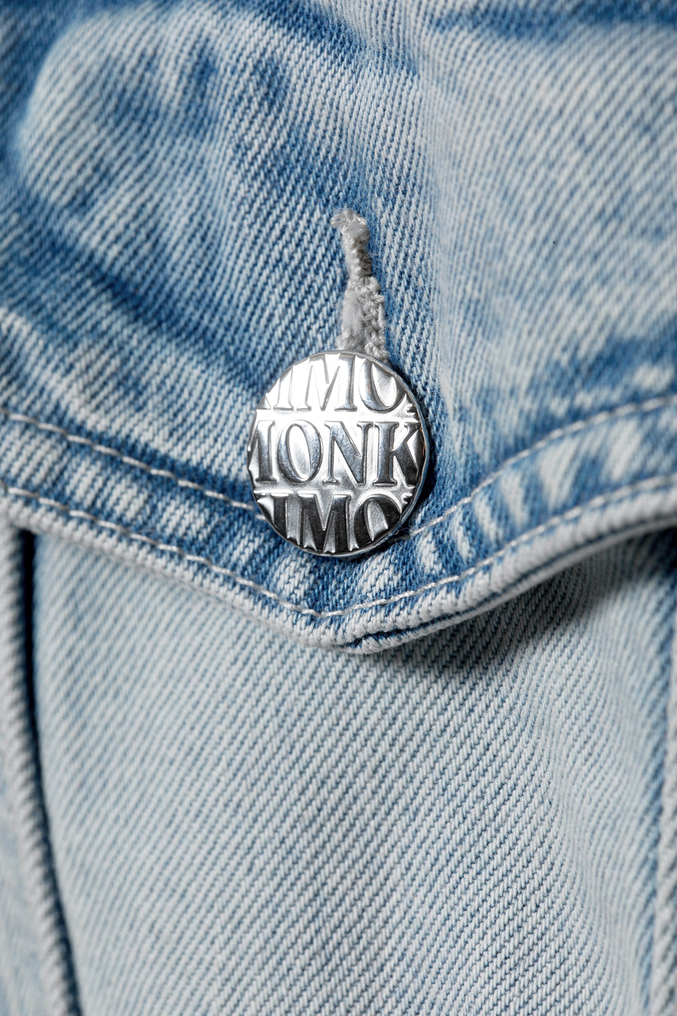 Agrandir l'image: Veste oversize en denim structuré - Pegasus Blue - Bleu clair - FEMME | H&M CH 7