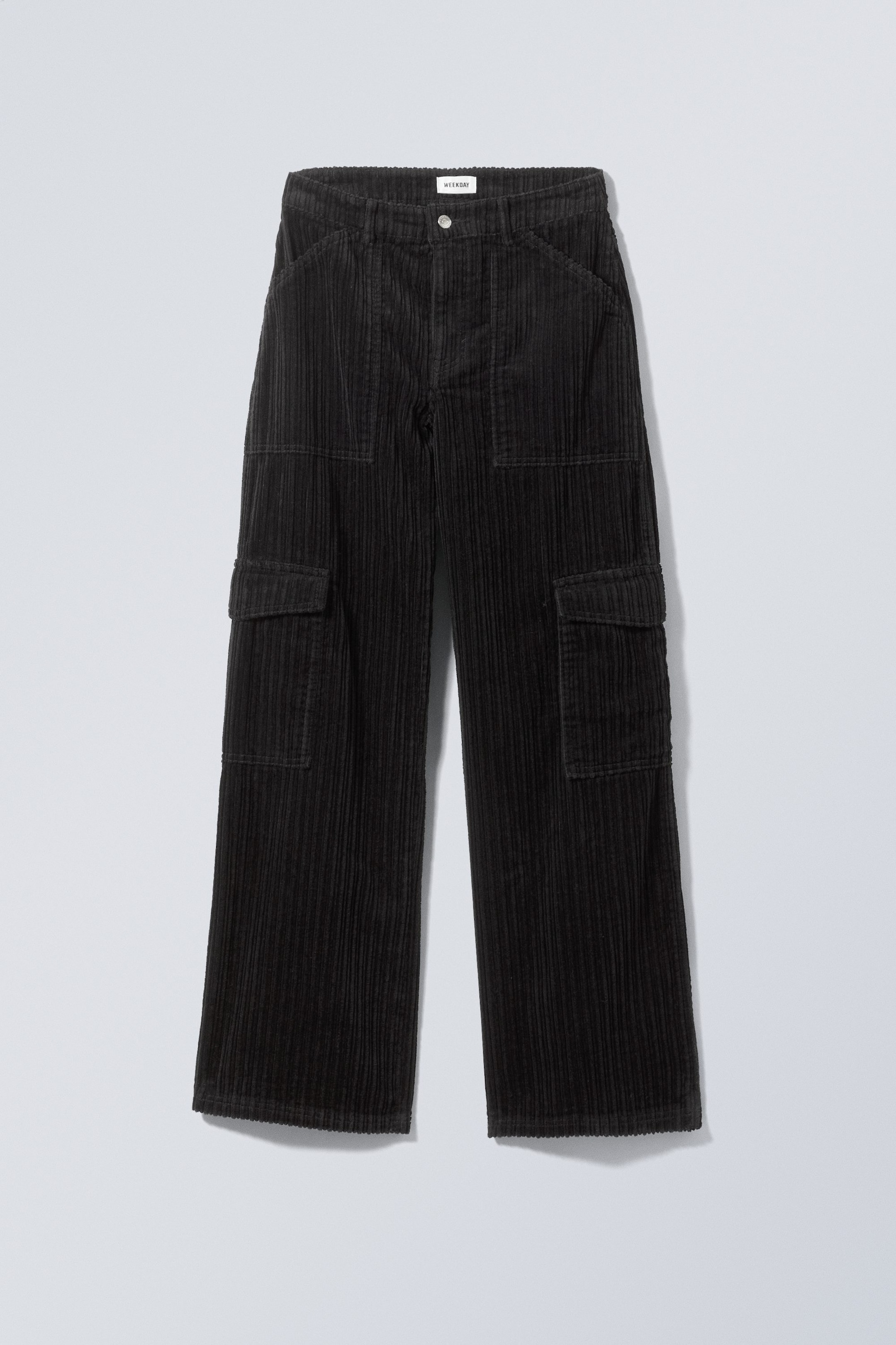 Black - Julian Cord Trousers - 0