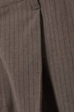 Graubraun mit Nadelstreifen - Oversized-Anzugshose Uno - 4