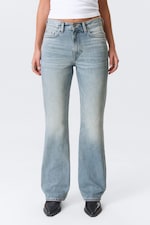 Seventeen Blue - Medium Blue - Moon Mid Rise Regular Bootcut Leg Jeans - 1