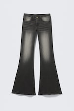 Mustard Black - Black - LENI LOW RISE FLARED SKINNY JEANS - 4