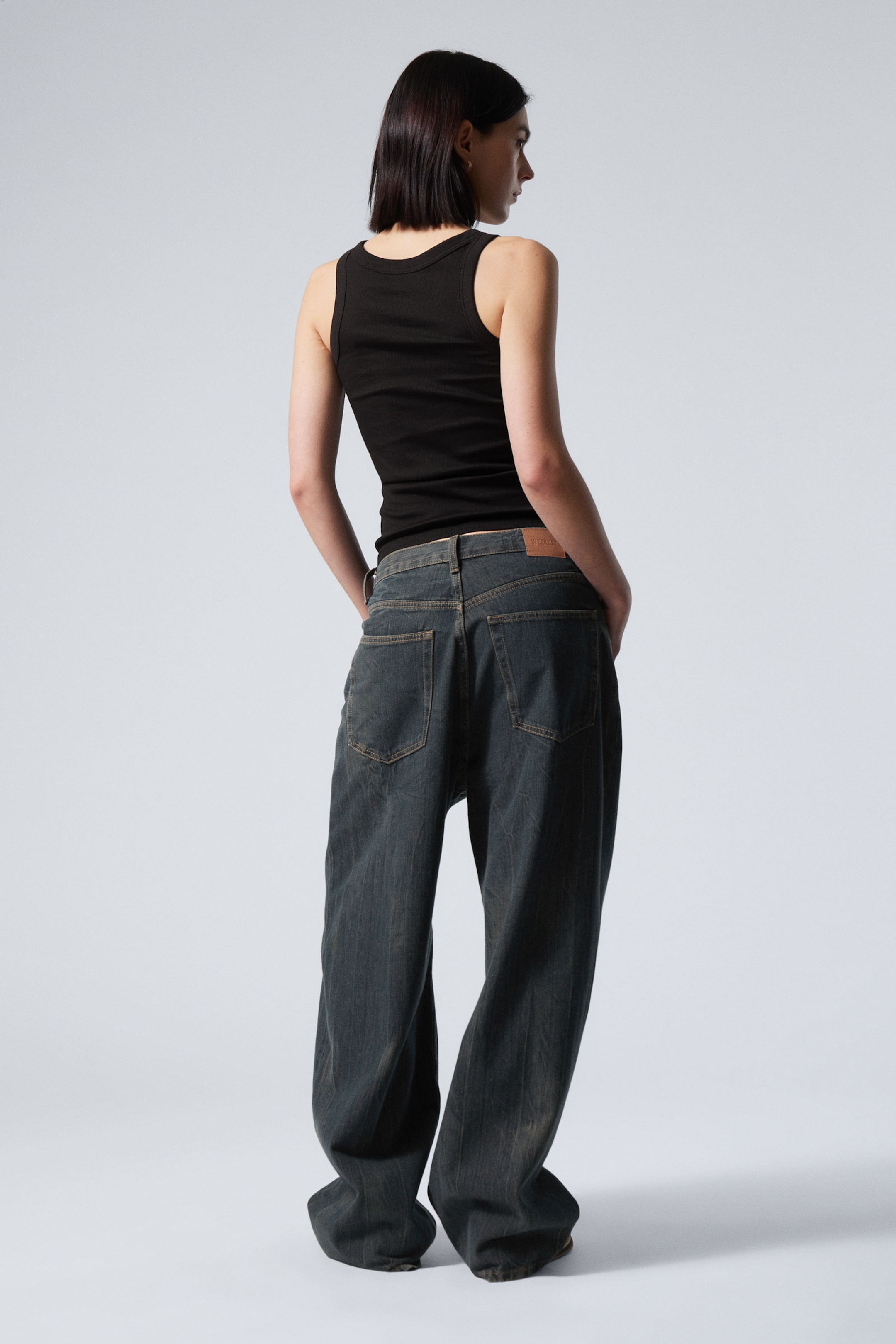 Como Blue - Astro Loose Baggy Leg Jeans - 8