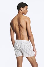 Checked Brown & Striped White - 2-pack Boxer Shorts - 3